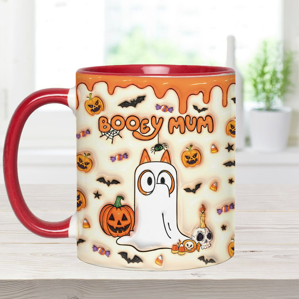 Personalized Booey Mum Accent Mug Custom Name Gift for Mom Accent Mug GradoCreations