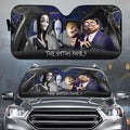 Personalized Halloween Car Sunshade Custom Family Name Gift Car Sunshade GradoCreations