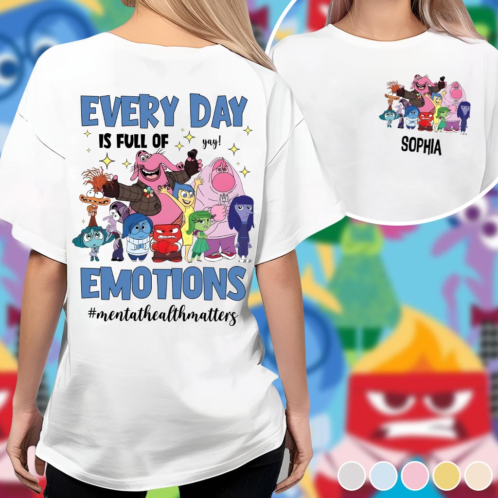 Personalized Emotional Expressions All Over Shirt for Kids | Back to School Gift All Over Shirt GradoCreations