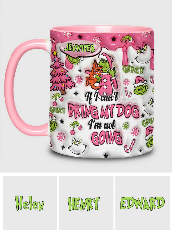 Personalized Grinch Accent Mug Custom Name Gift for Dog Lovers Accent Mug GradoCreations