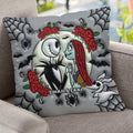 Personalized Nightmare Throw Pillow Custom Name Gift for Anniversary Halloween Throw Pillow GradoCreations