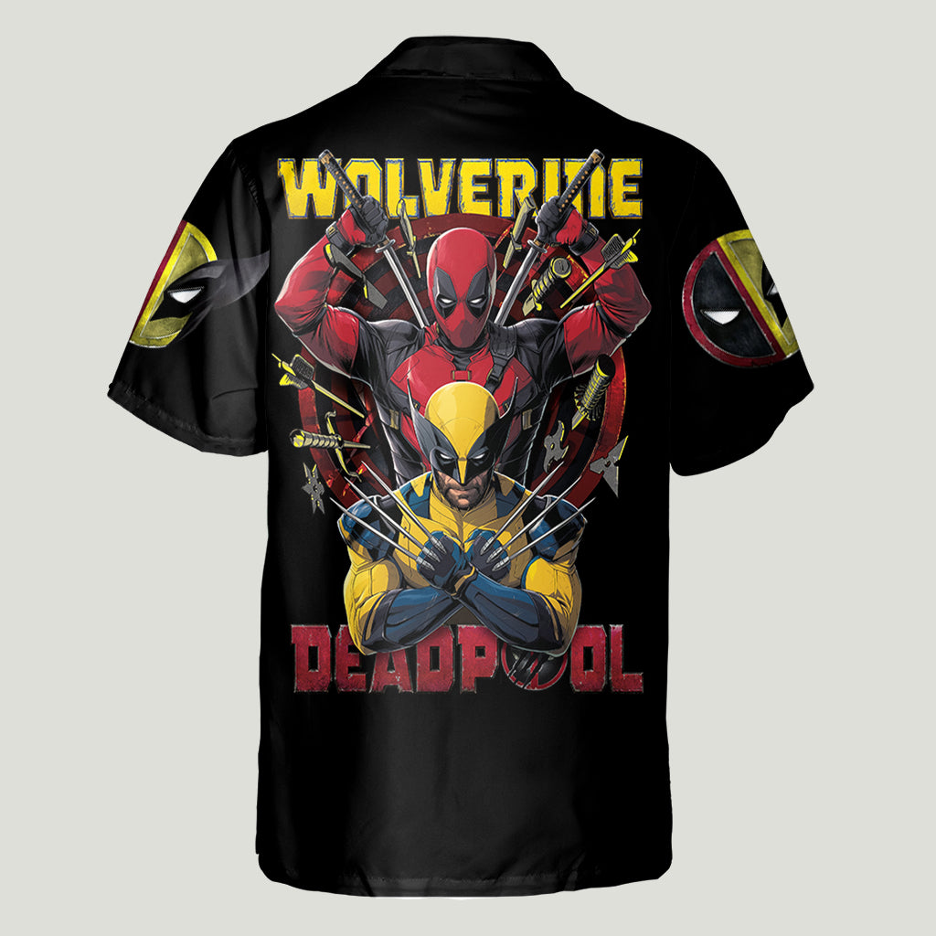 Personalized Marvel Character Hawaiian Shirt Custom Name Gift Hawaiian Shirt GradoCreations
