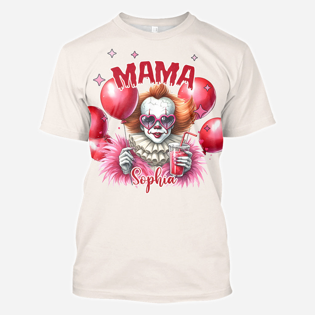Personalized Scary Mama All Over Shirt Custom Name Gift All Over Shirt GradoCreations