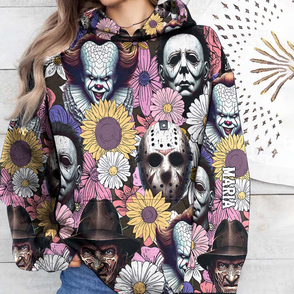 Personalized Horror Themed All Over Shirt Custom Design Gift All Over Shirt GradoCreations