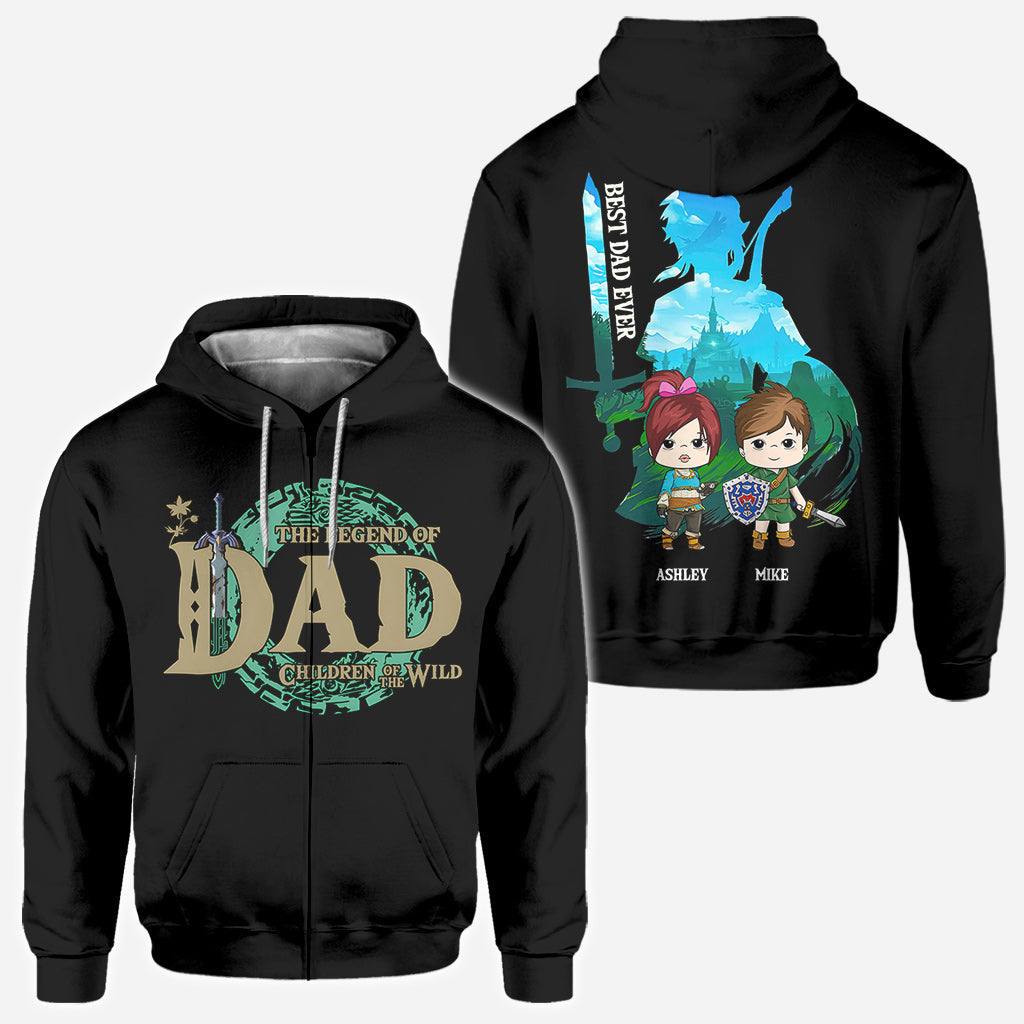 Personalized All Over Shirt The Legend of Dad/Mom Gift Idea All Over Shirt GradoCreations