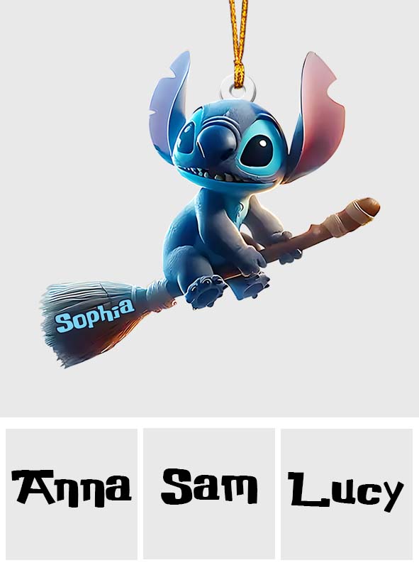 Personalized Ohana Custom Shaped Ornament for Halloween | Unique Gift Custom Shaped Ornament GradoCreations