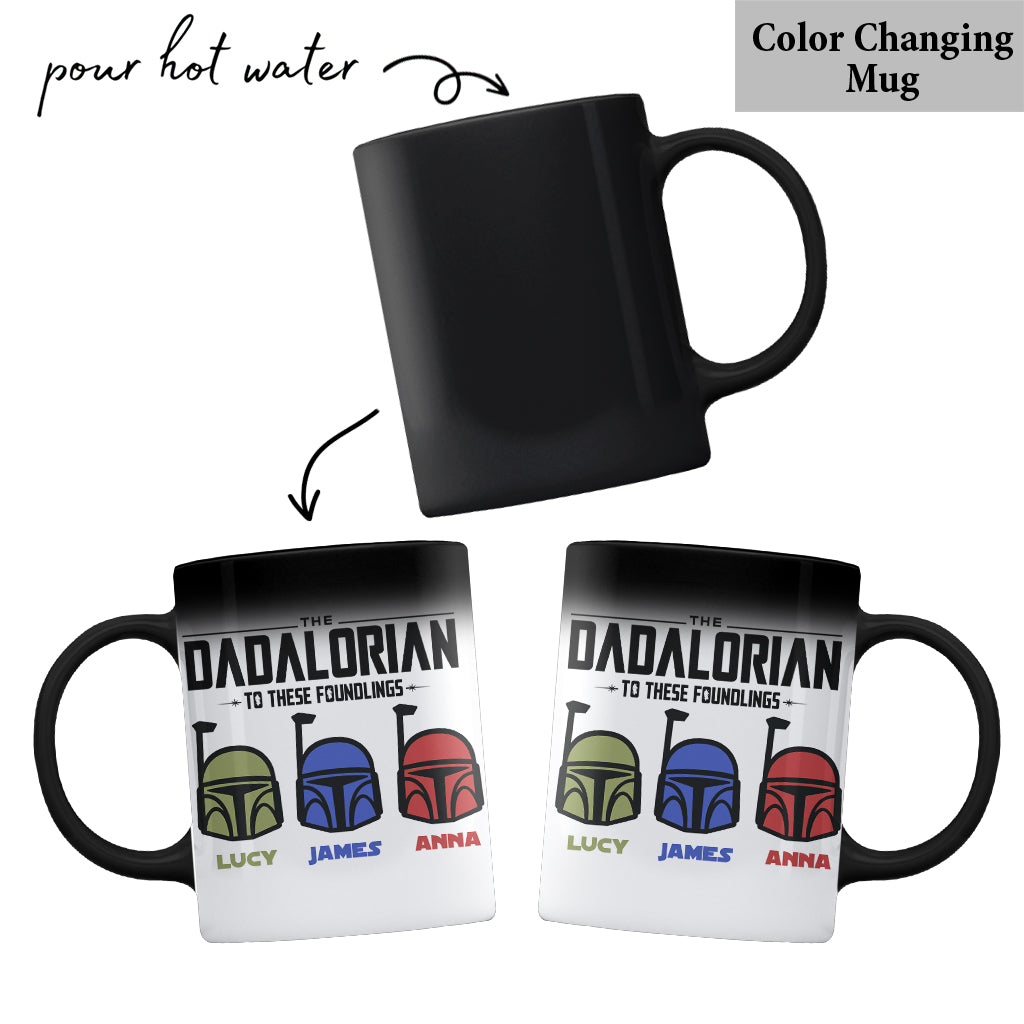 Personalized The Dadalorian Mug Custom Family Names Gift Mug GradoCreations