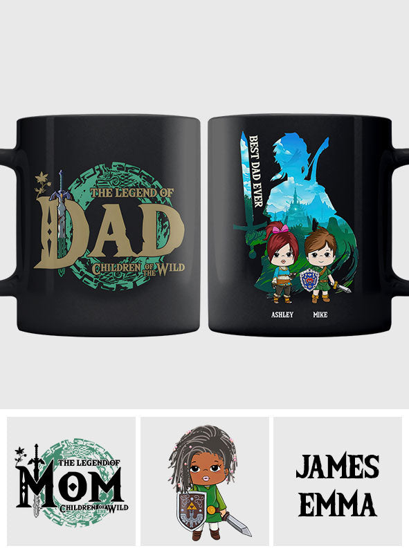 Personalized Legend Mug Custom Family Name Gift for Dad/Mom Mug GradoCreations