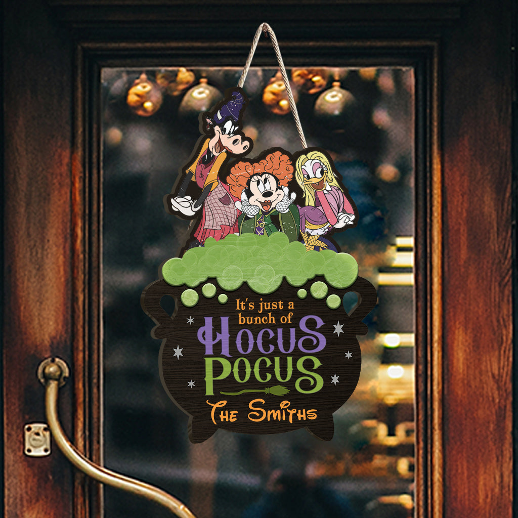 Personalized Hocus Pocus Wood Sign Custom Family Name Gift Wood Sign GradoCreations