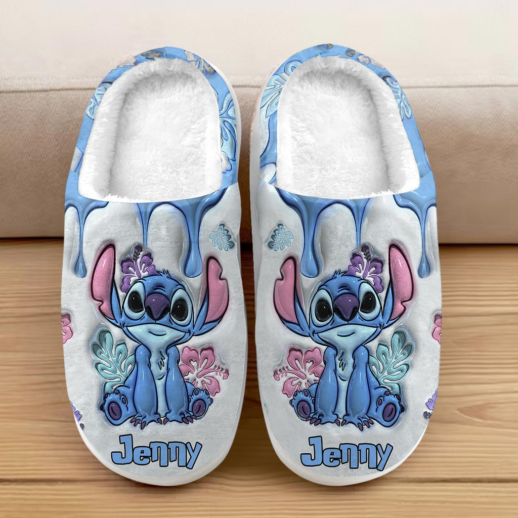 Personalized Ohana Slippers Custom Name Gift for Family Slippers GradoCreations