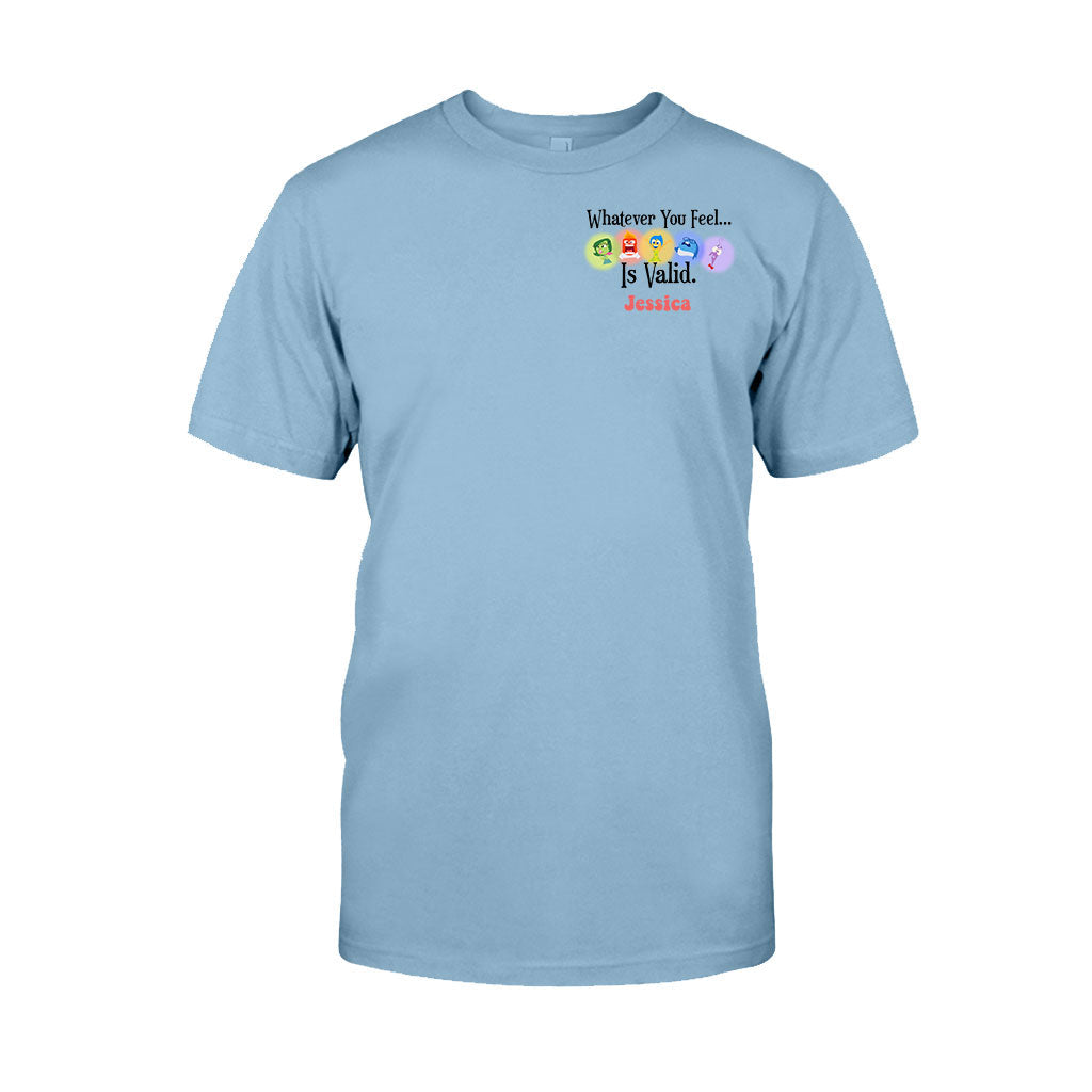 Personalized Inside Out T-shirt Custom Message Gift Idea T-shirt And Hoodie GradoCreations
