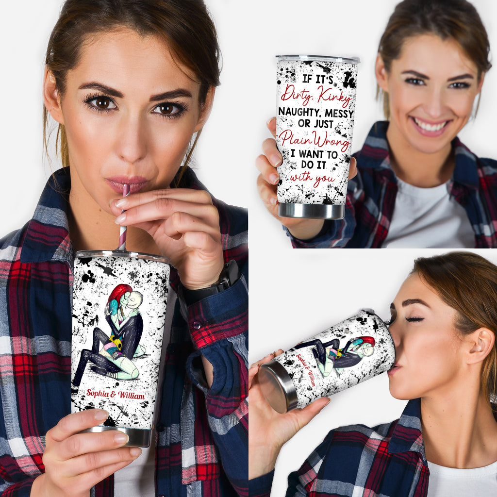 Personalized Nightmare Tumbler Custom Name Gift for Couple Tumbler GradoCreations
