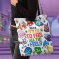 Personalized Tote Bag "It's Ok To Feel All The Feels" Gift for Kids Tote Bag GradoCreations
