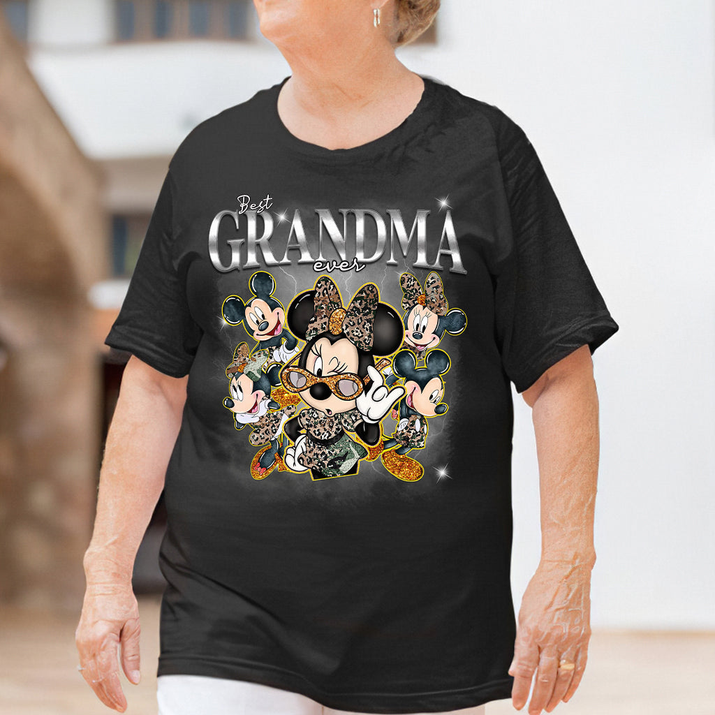 Personalized Best Grandma Mouse Ears T-shirt & Hoodie Gift T-shirt & Hoodie GradoCreations