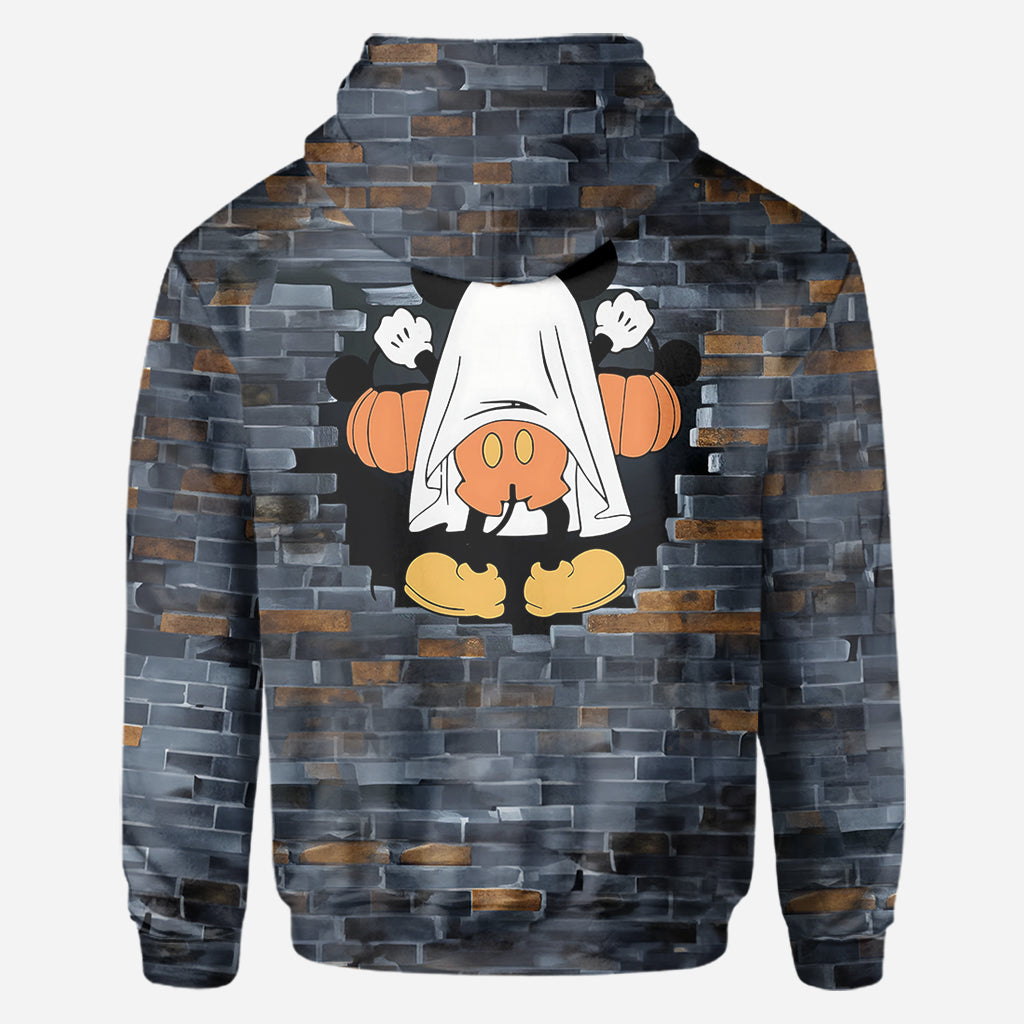 Funny Personalized Ghost Mouse All Over Shirt for Kids & Adults All Over Shirt GradoCreations