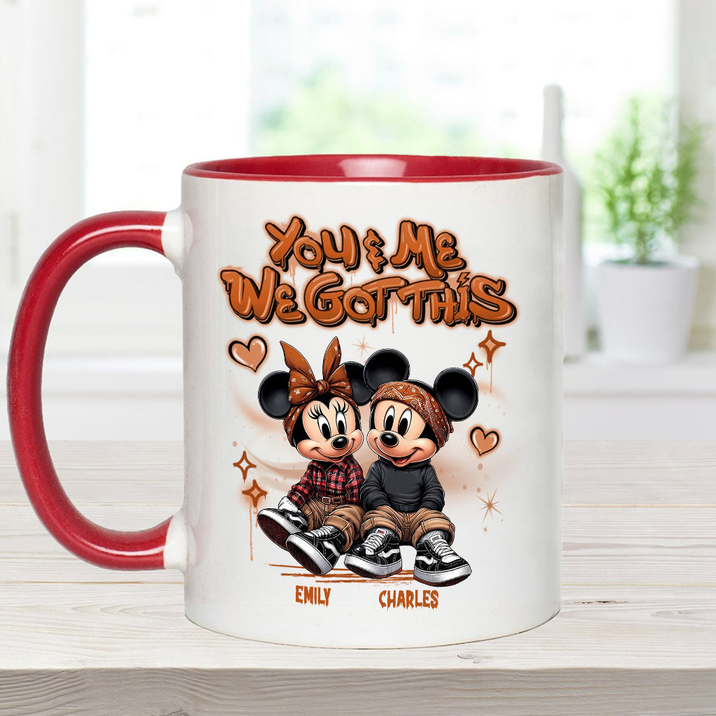 Personalized We Got This Accent Mug Custom Name Gift for Couples Accent Mug GradoCreations