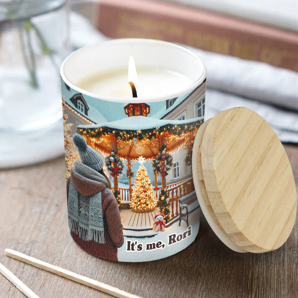 Personalized Scented Candle with Wooden Lid for Fans of Gilmore Girls Candle With Wooden Lid GradoCreations