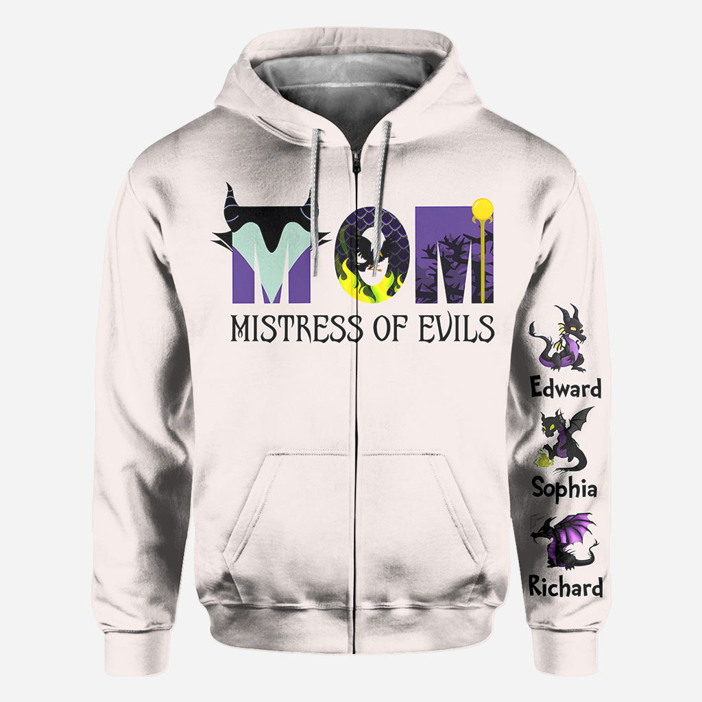Personalized Mistress of Evils All Over Shirt for Mom - Custom Design Gift All Over Shirt GradoCreations