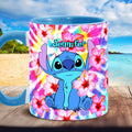 Personalized Tie Dye Accent Mug with Name for Birthday or Christmas Accent Mug GradoCreations