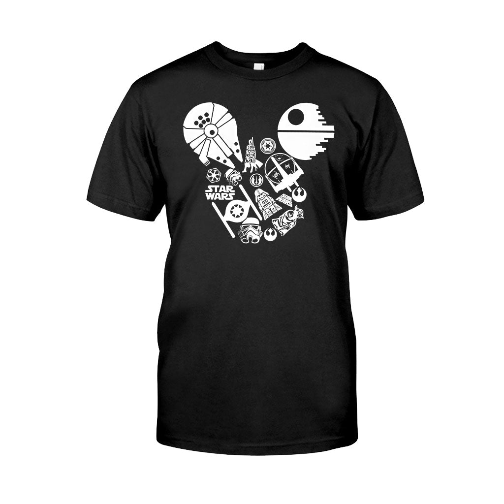 Personalized Star Wars Mouse Ears T-shirt & Hoodie Gift for Fans T-shirt & Hoodie GradoCreations