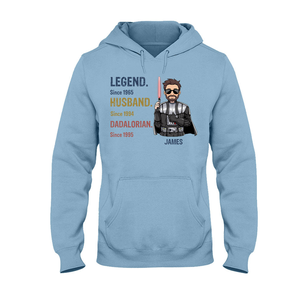 Personalized Star Wars T-shirt Hoodie Gift for Dad Legend Husband T-shirt & Hoodie GradoCreations