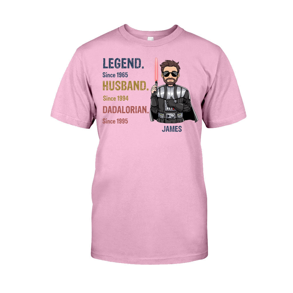 Personalized Star Wars T-shirt Hoodie Gift for Dad Legend Husband T-shirt & Hoodie GradoCreations