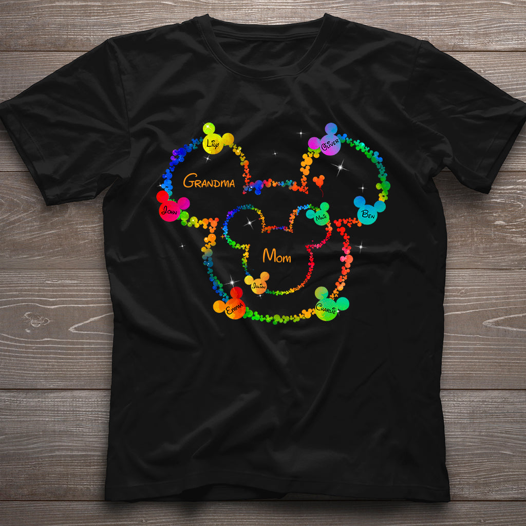 Personalized Mom Grandma Mouse T-shirt & Hoodie Gift for Mother's Day T-shirt & Hoodie GradoCreations