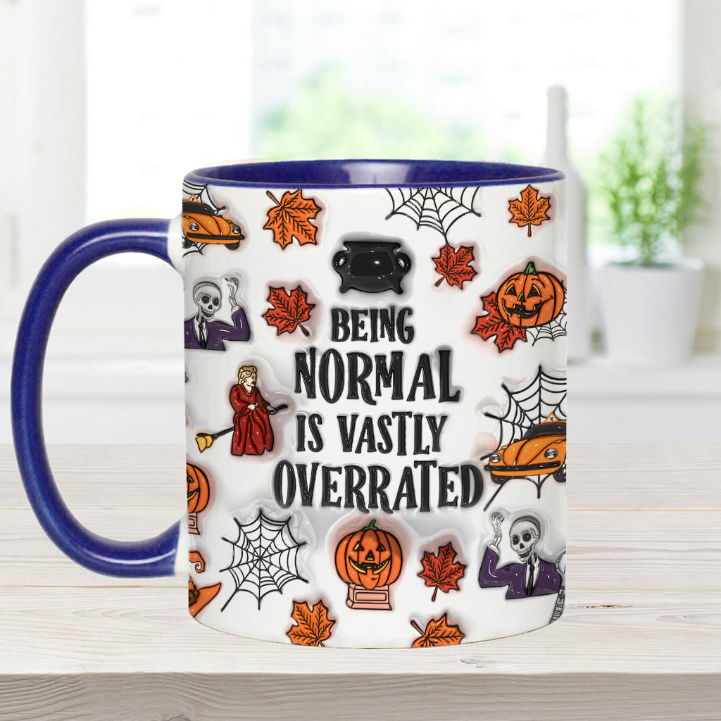 Personalized Halloween Accent Mug Custom Name Gift Idea Accent Mug GradoCreations