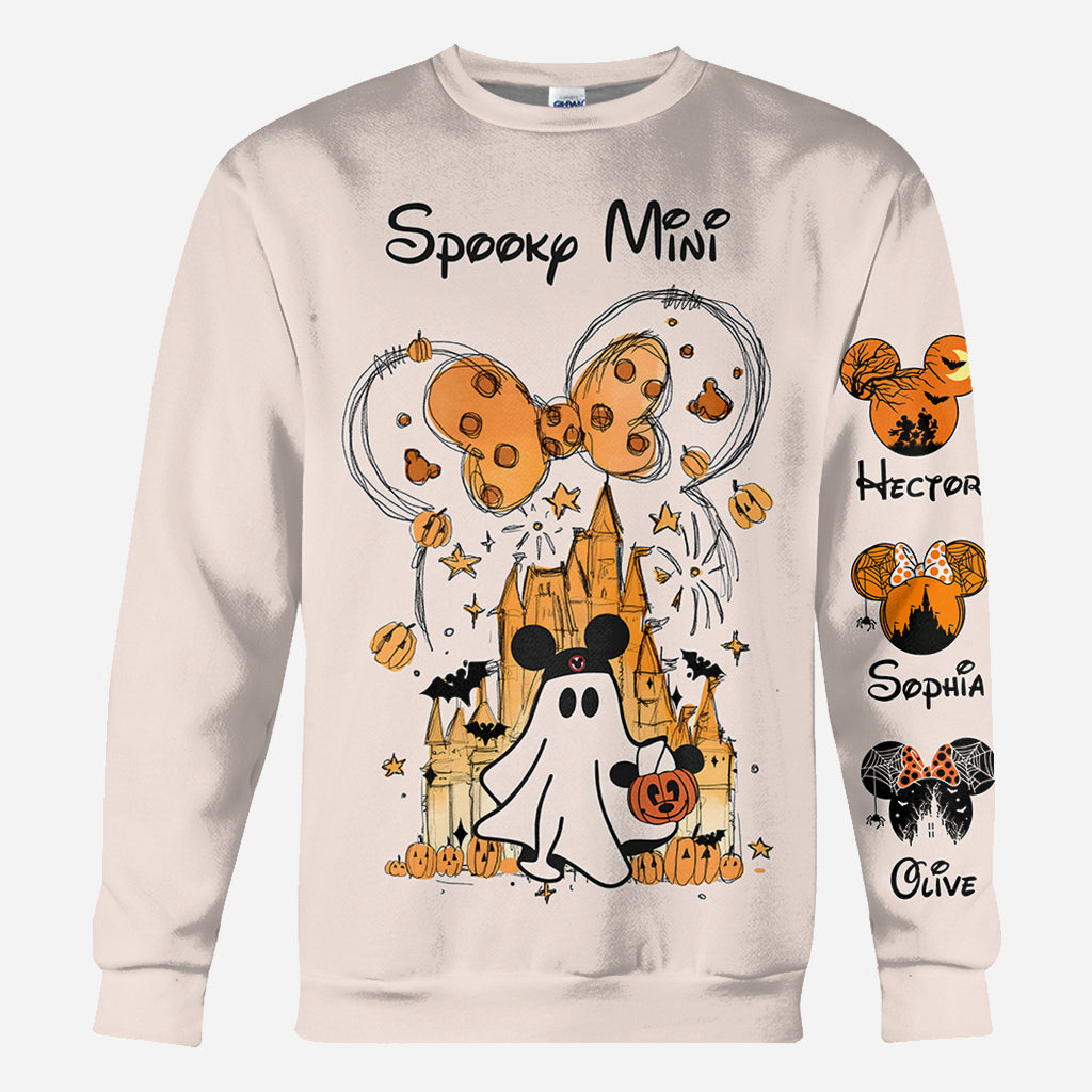 Personalized Halloween All Over Shirt Custom Name Gift for Mom All Over Shirt GradoCreations