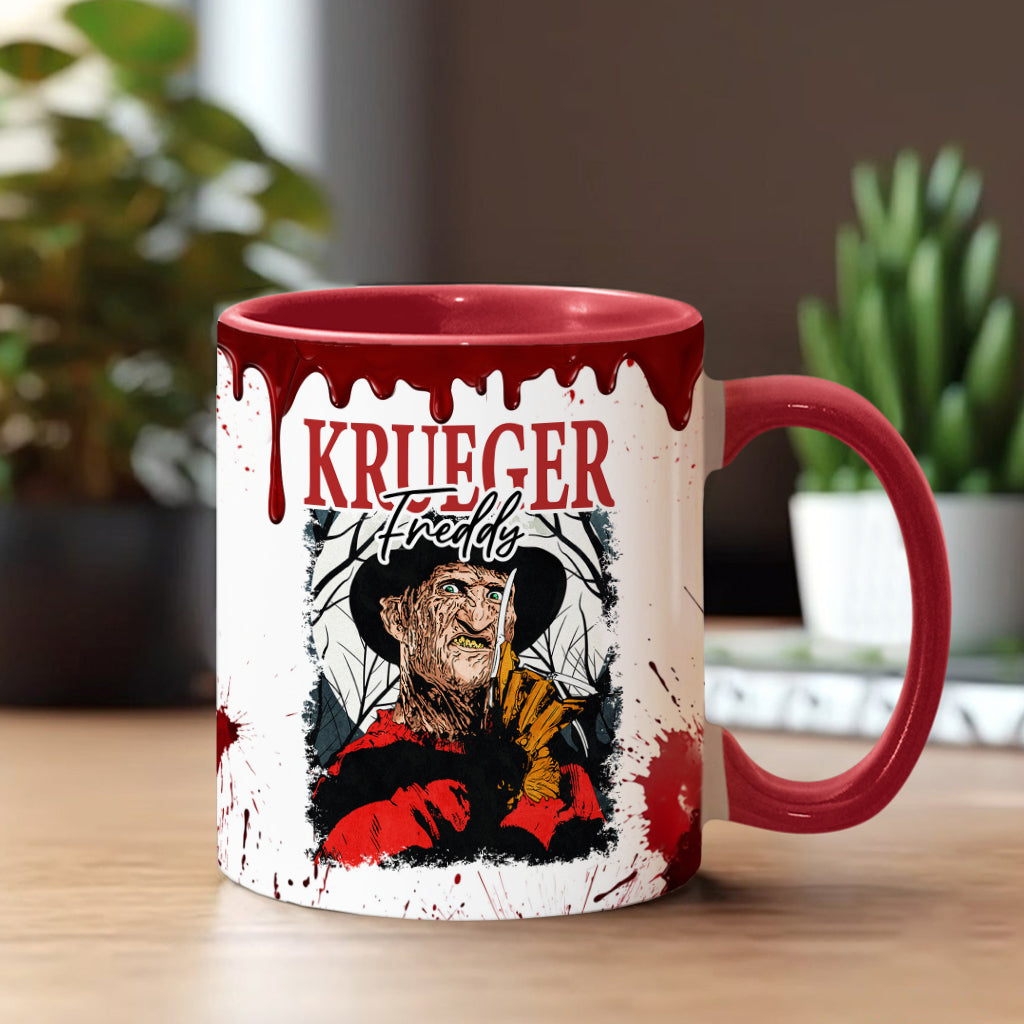 Personalized Halloween Horror Characters Accent Mug Gift Accent Mug GradoCreations