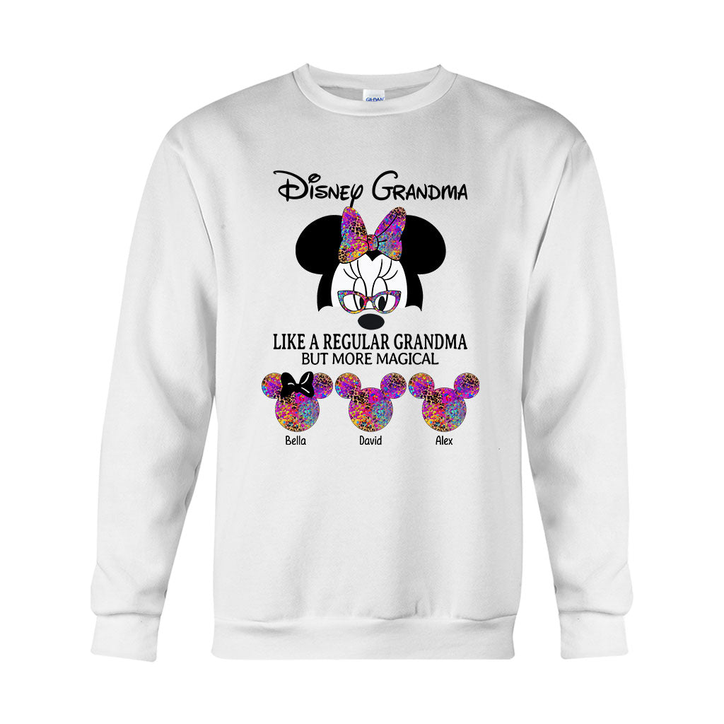 Personalized Disney Grandma T-shirt and Hoodie Gift for Mom T-shirt & Hoodie GradoCreations