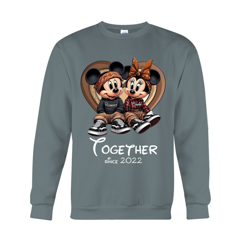 Personalized Chicano Couple T-shirt & Hoodie Gift Together Since 2022 T-shirt & Hoodie GradoCreations