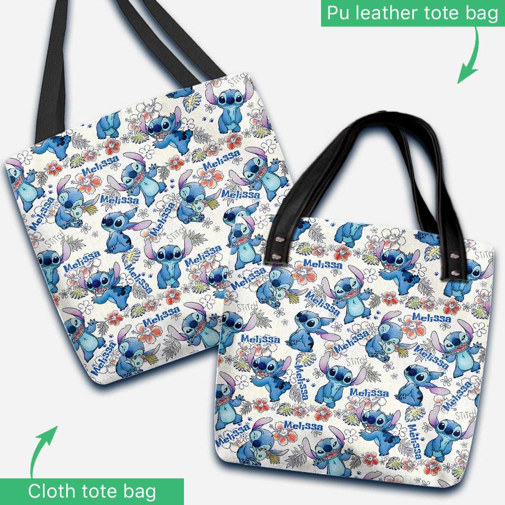Personalized Ohana Tote Bag Custom Name Summer Gift Tote Bag GradoCreations