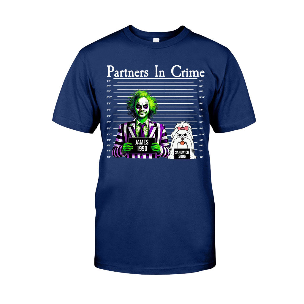 Personalized Partners In Crime T-shirt & Hoodie for Mom/Dad T-shirt & Hoodie GradoCreations