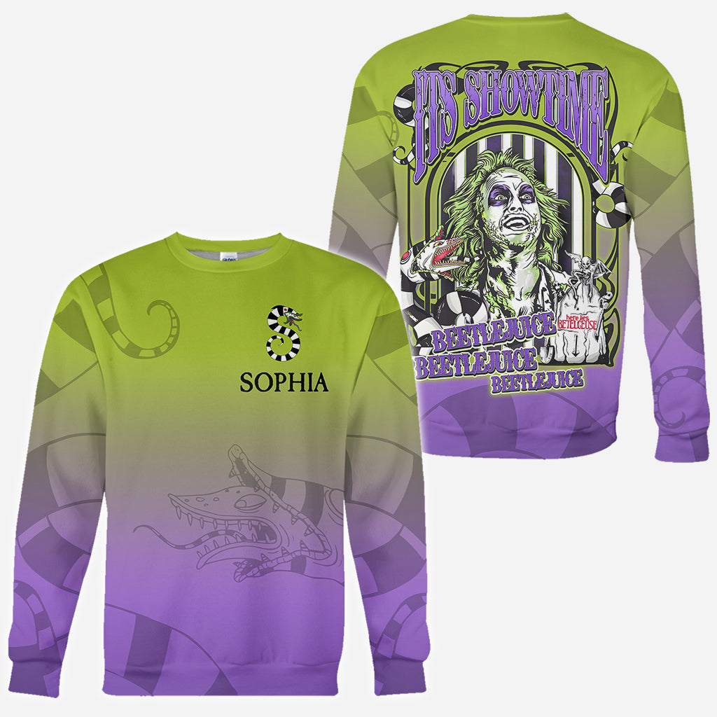 Personalized Beetlejuice All Over Shirt Gift for Halloween All Over Shirt GradoCreations