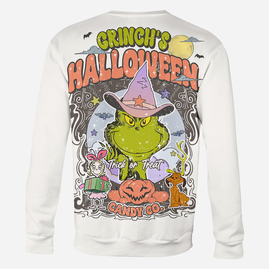 Personalized Grinch Halloween All Over Shirt Fun Costume Gift All Over Shirt GradoCreations