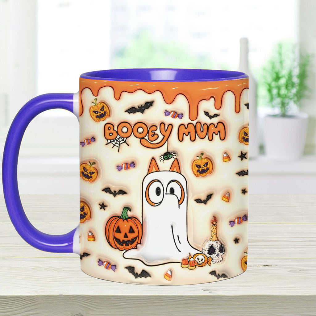 Personalized Booey Mum Accent Mug Custom Name Gift for Mom Accent Mug GradoCreations
