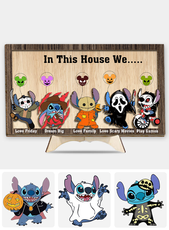 Personalized 2 Layered Wood Sign Custom Ohana Home Decor Gift 2 Layered Wood Sign GradoCreations