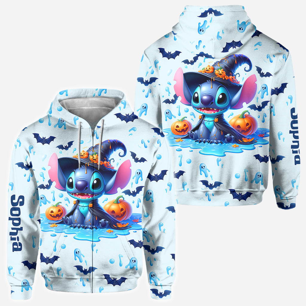 Personalized Halloween Ohana All Over Shirt Gift for Family All Over Shirt GradoCreations