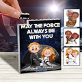 Personalized One-Sided Building Blocks Custom Name Gift for Star Wars Fans One-sided Rectangle Building Brick Blocks GradoCreations