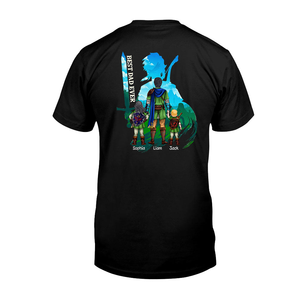 Personalized Legend of Dad T-Shirt & Hoodie Custom Name Gift for Father's Day T-shirt And Hoodie GradoCreations