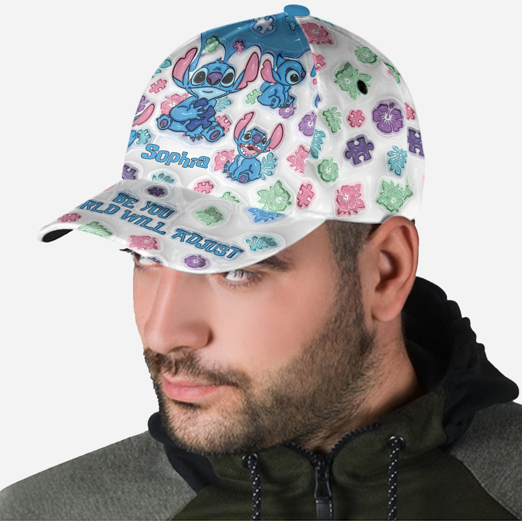 Personalized Autism Awareness Classic Cap Custom Name Gift Classic Cap GradoCreations