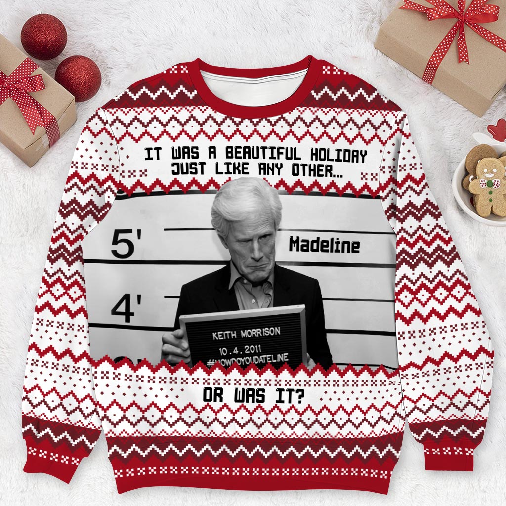 Personalized Holiday Ugly Sweater Custom Name Gift Idea Ugly Sweater GradoCreations