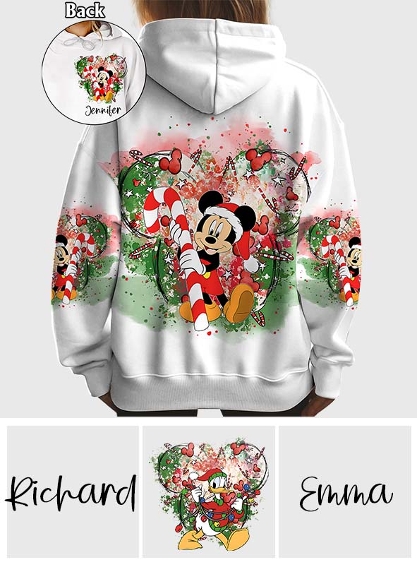 Personalized Merry Christmas All Over Shirt for Women | Perfect Holiday Gift All Over Shirt GradoCreations
