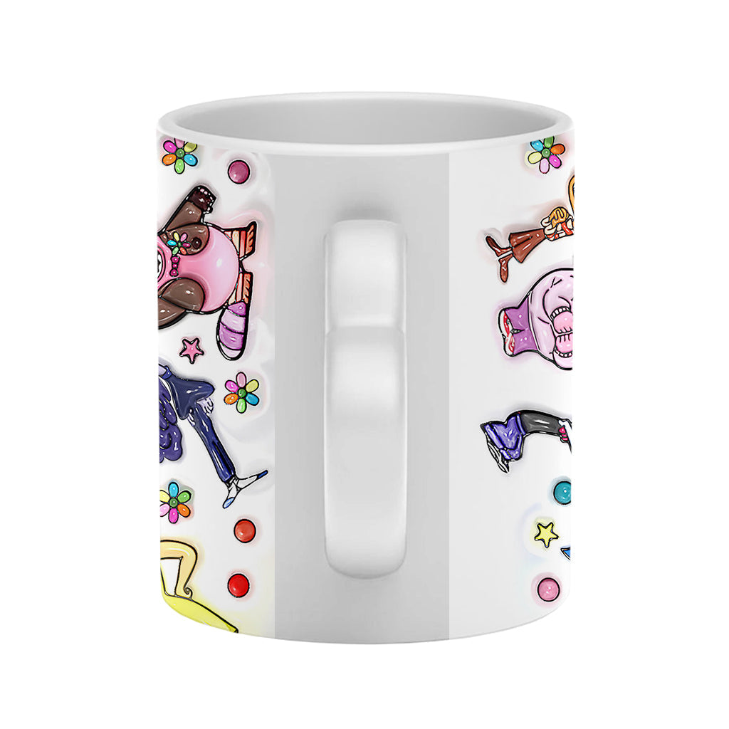 Personalized Heart Handle Mug Custom Name Gift for Mom Heart Handle Mug GradoCreations