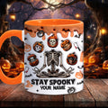 Personalized Stay Spooky Accent Mug Custom Name Gift Accent Mug GradoCreations
