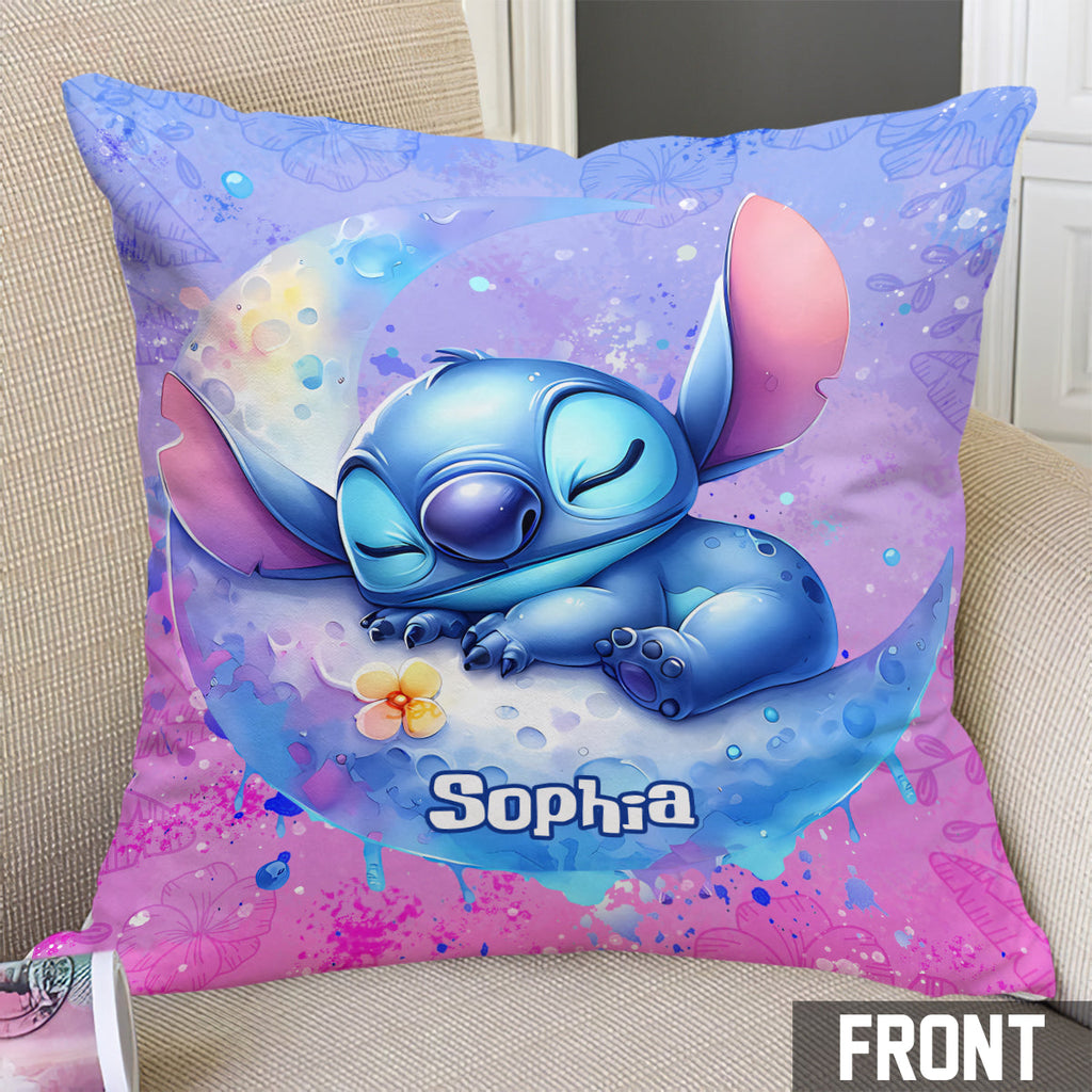 Personalized Ohana Throw Pillow Custom Name Gift for Kids Throw Pillow GradoCreations