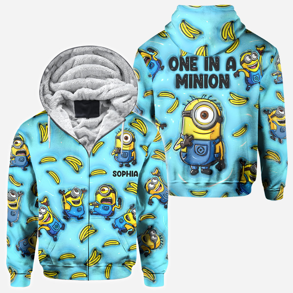 Personalized Minion All Over Shirt Custom Name Birthday Gift All Over Shirt GradoCreations