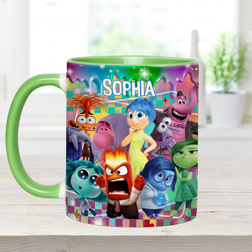 Personalized Accent Mug with Colorful Design for Any Occasion Accent Mug GradoCreations
