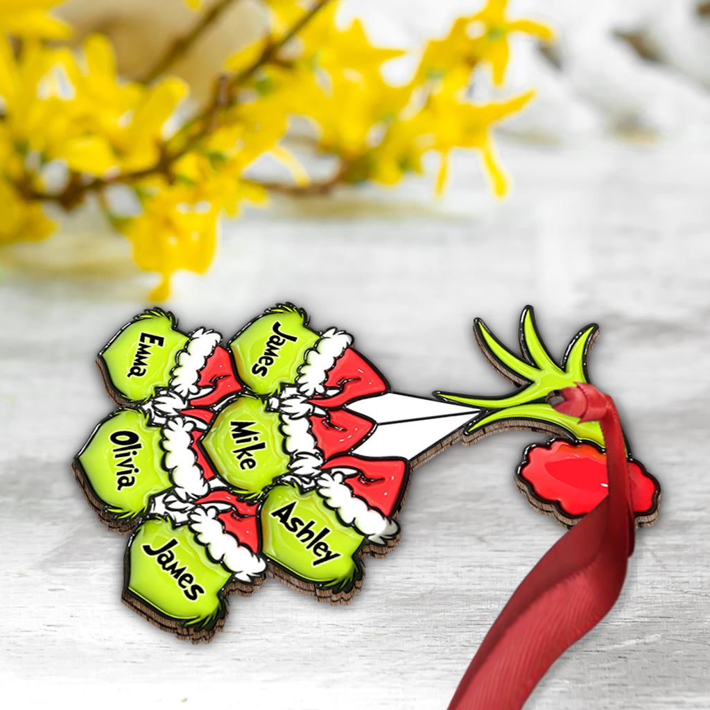 Personalized Mama Grinch Christmas Ornament Custom Name Gift Ornament GradoCreations
